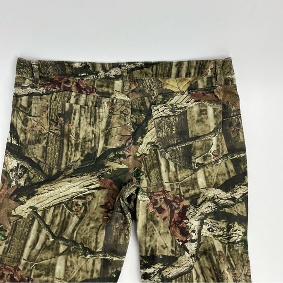Mossy Oak Pants Mens 36x31 Brown Camouflage Hunting Cotton Leaves Outdoor Camo - Picture 3 of 9